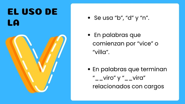 reglas de la b y la v