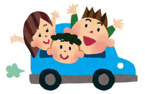 el coche en la carretera